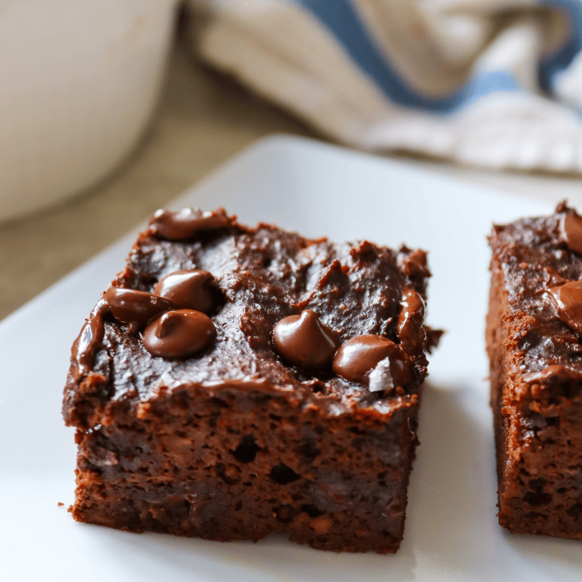 Brownies on a Plate