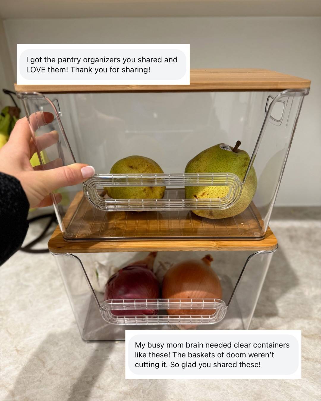 Pantry Organizer for Vegetables