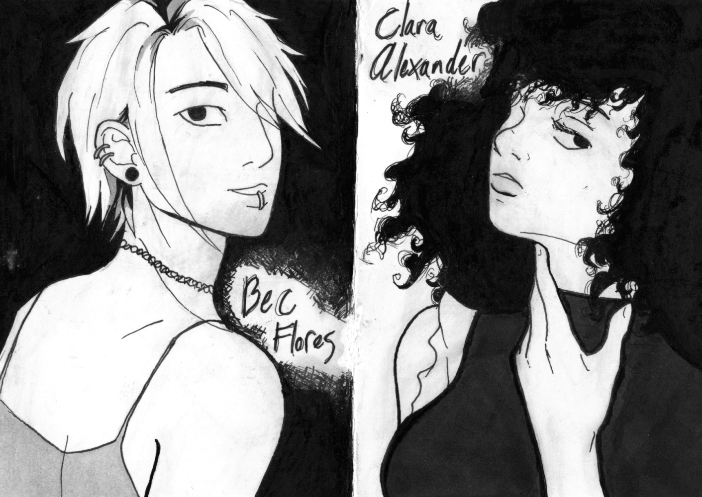 Bec Flores and Clara Alexander from DEVIL'S LIMINAL.
