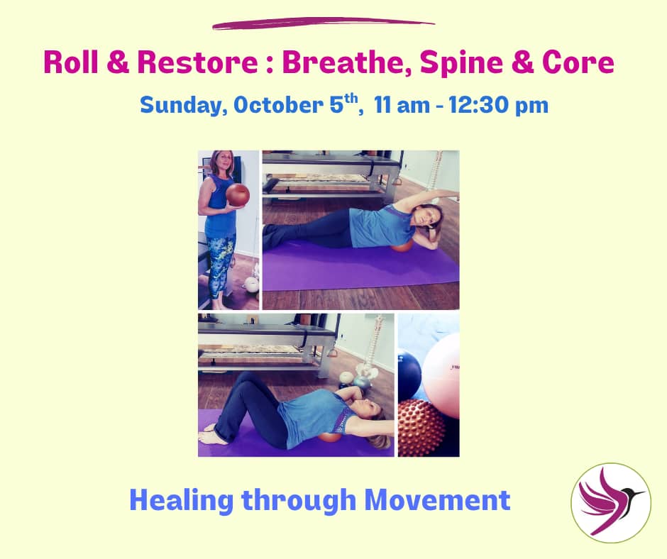 Create space and support in your body. Connect with your core.