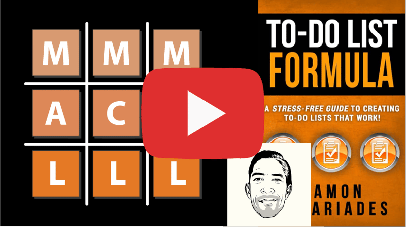 To-Do List Formula Book Video