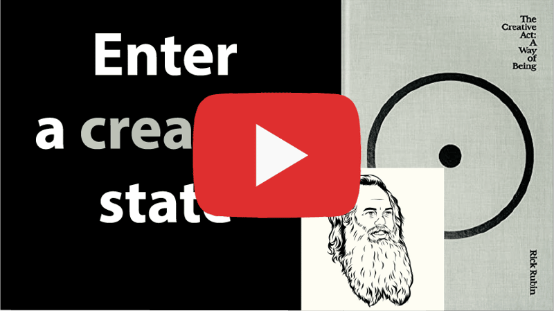 The Creative Act Book Video