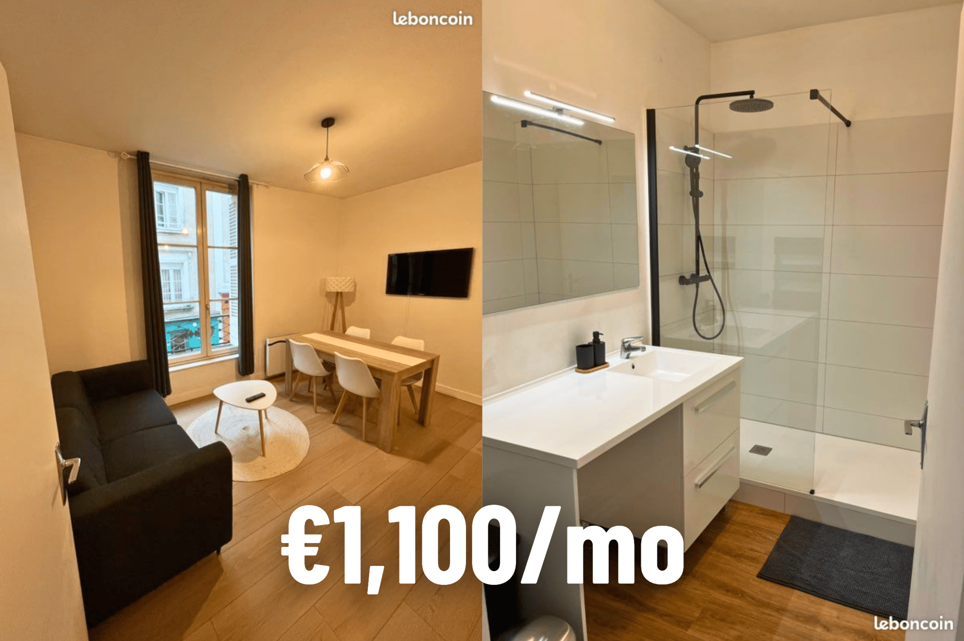 Furnished apartment in Angers