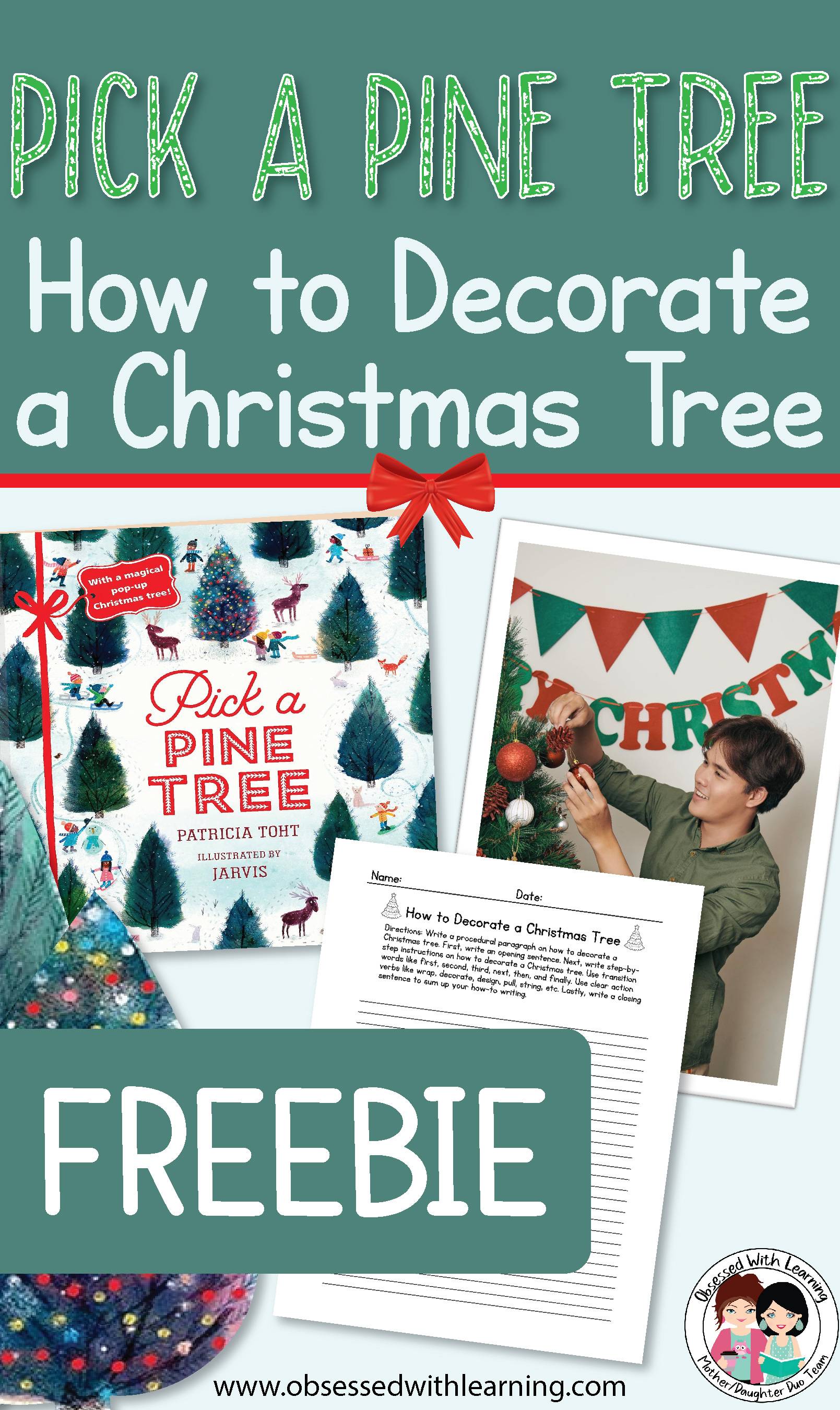 FREE How To Decorate a Christmas Tree Writing Activity