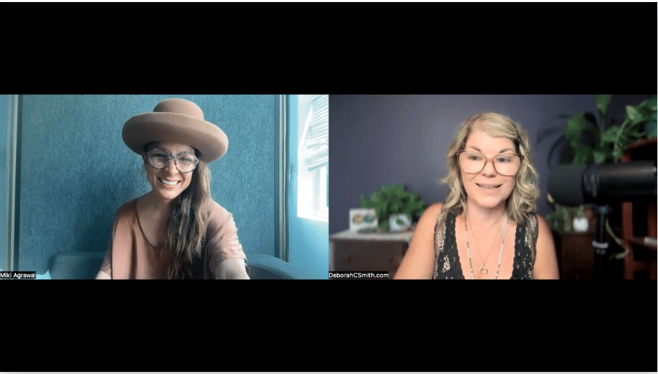 Deborah C. Smith interviews Miki Agrawal for the Mindset to Market Podcast 
