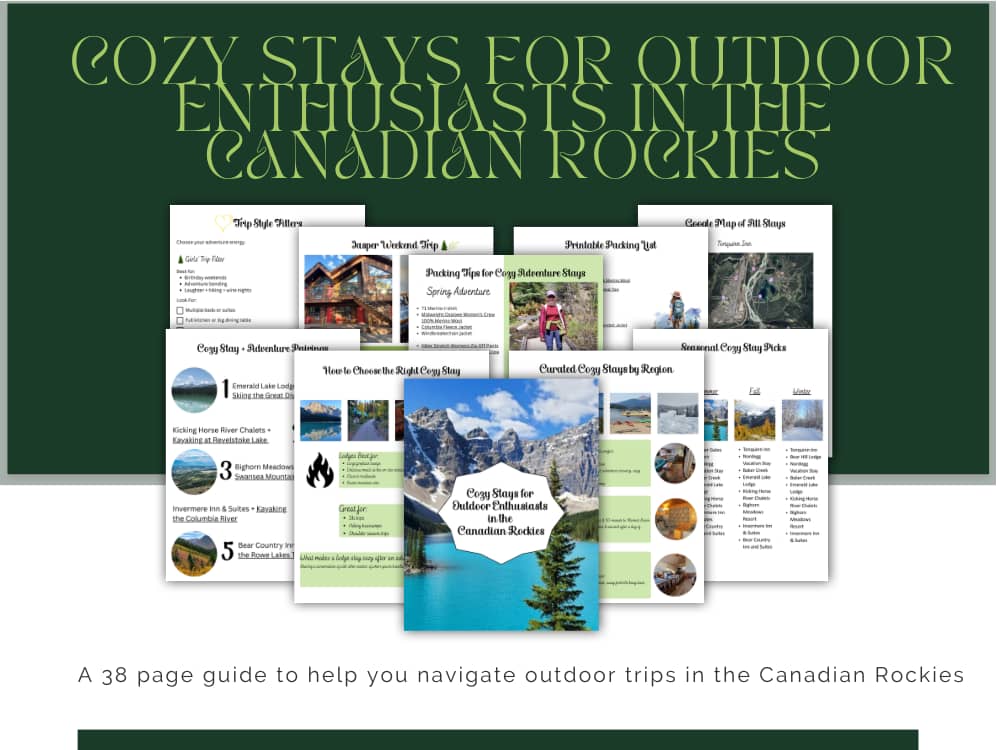 Cozy Stays for Outdoor Enthusiasts in the Canadian Rockies