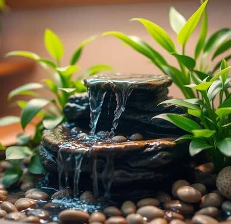 Create an indoor mini water feature