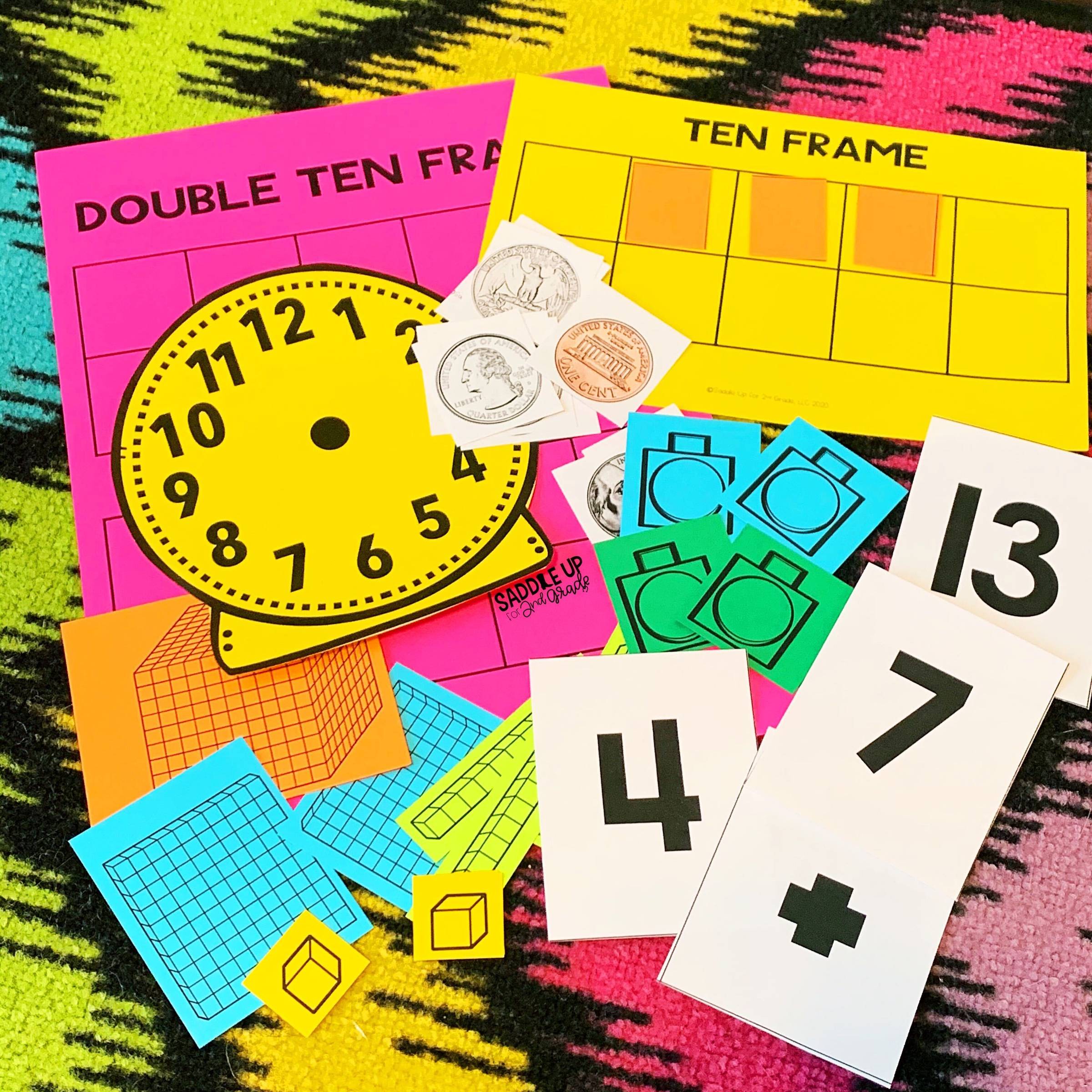 Printable Math Manipulatives for Distance Learning