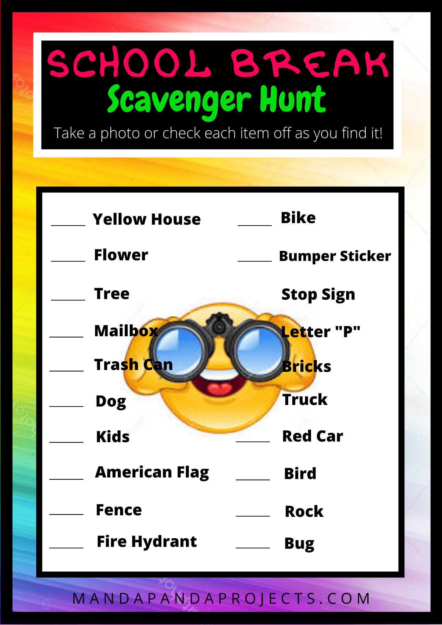 free-printable-scavenger-hunt-checklist