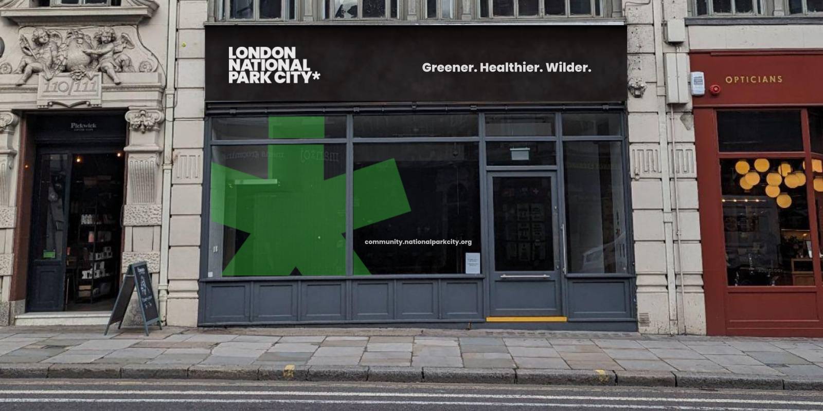 An artists impression of our pop-up Visitors Centre at 109 Fleet Street