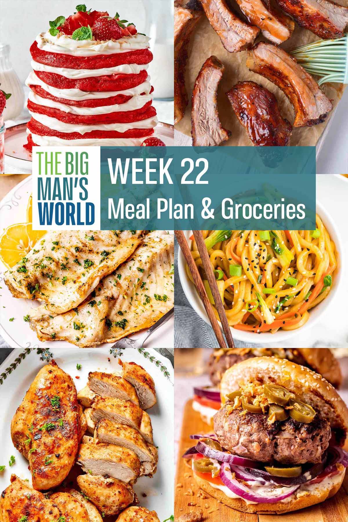 Week 22 Meal Plan & Groceries