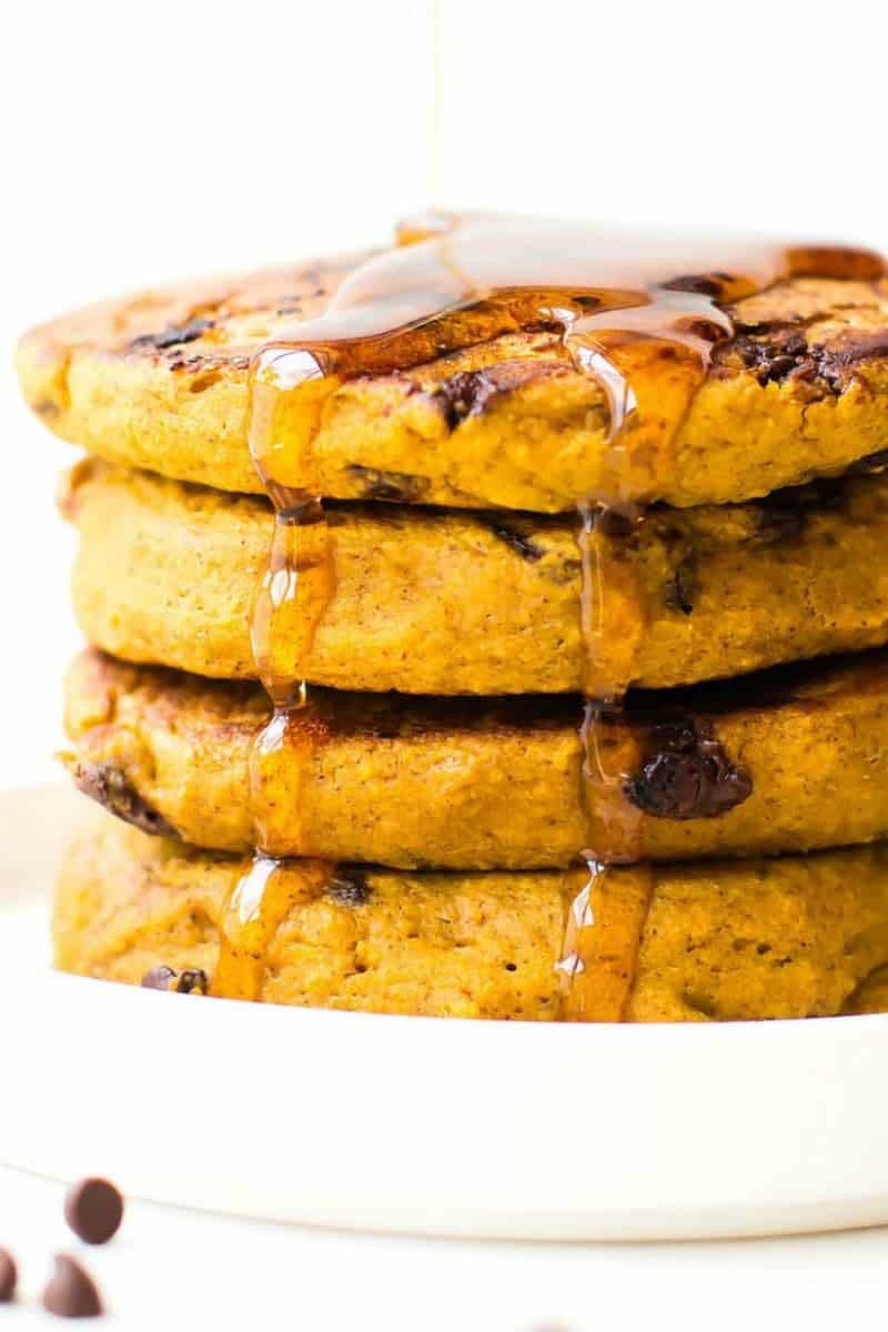 Healthy Pumpkin Pancakes