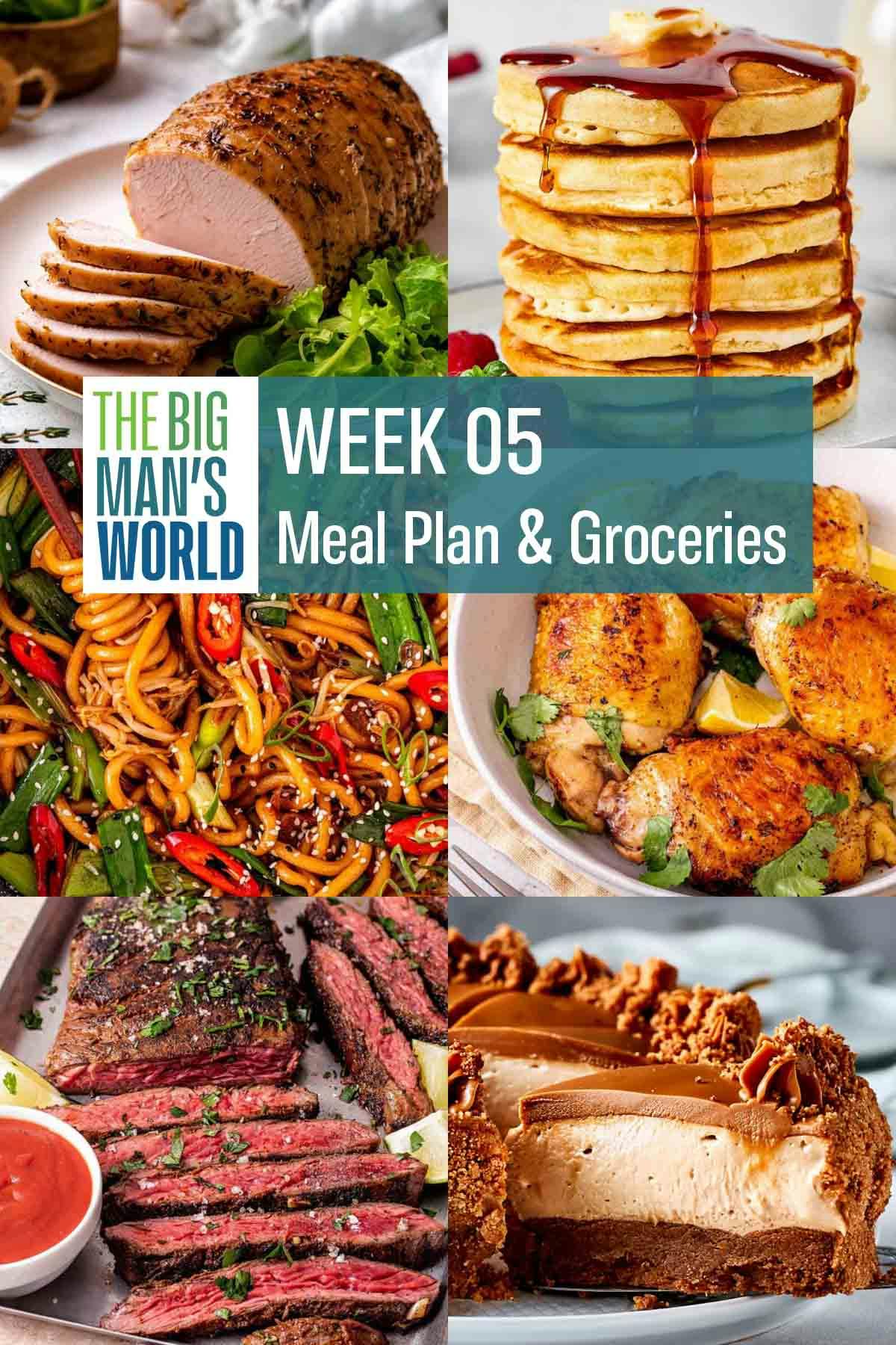 Week 5 Meal Plan & Groceries
