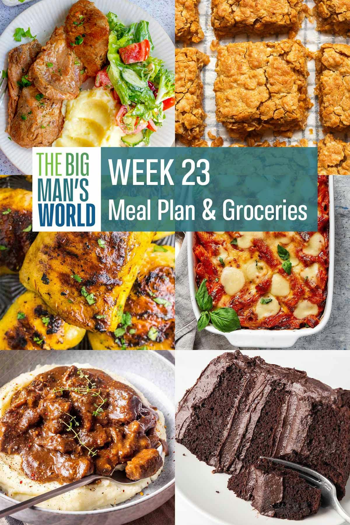 Week 23 Meal Plan & Groceries