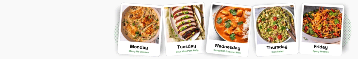 Free weekly Meal Plans