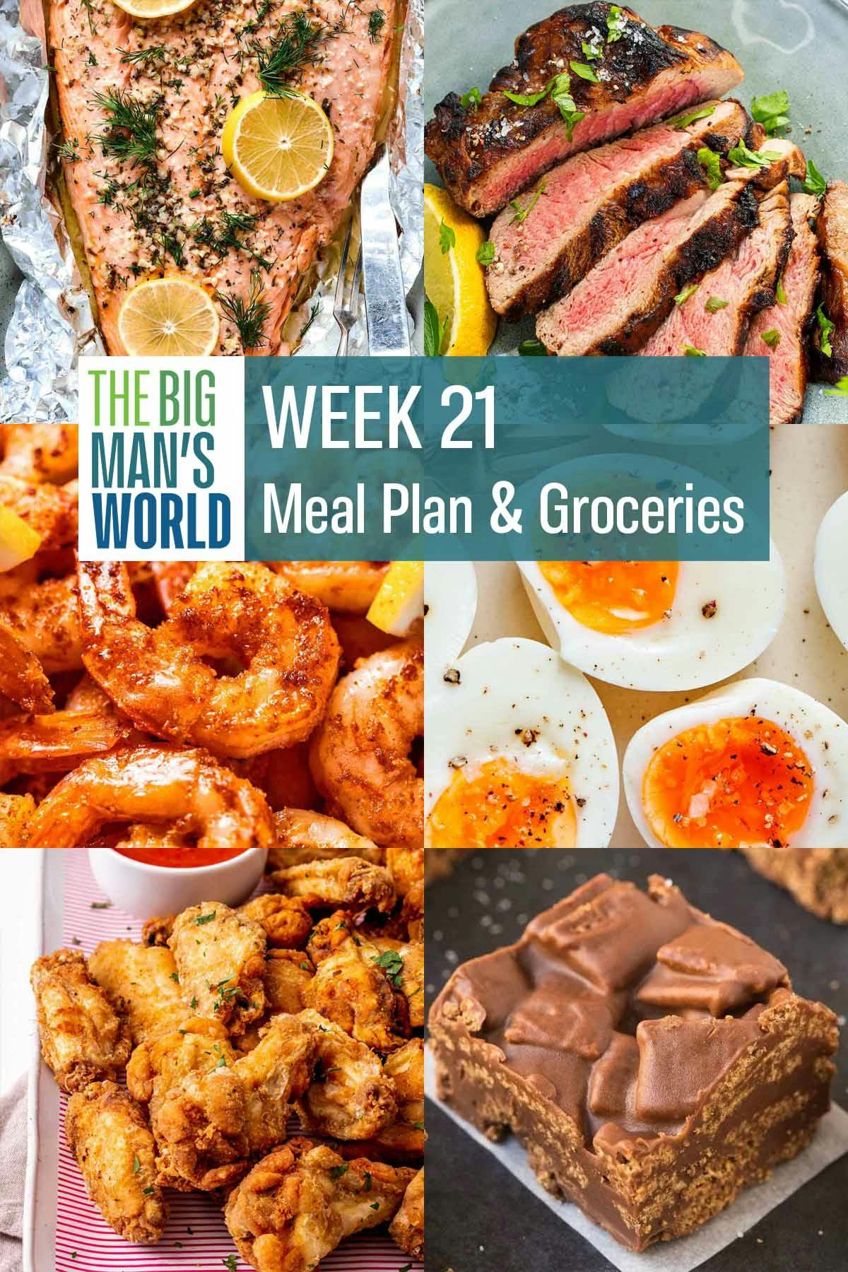 Week 21 Meal Plan & Groceries