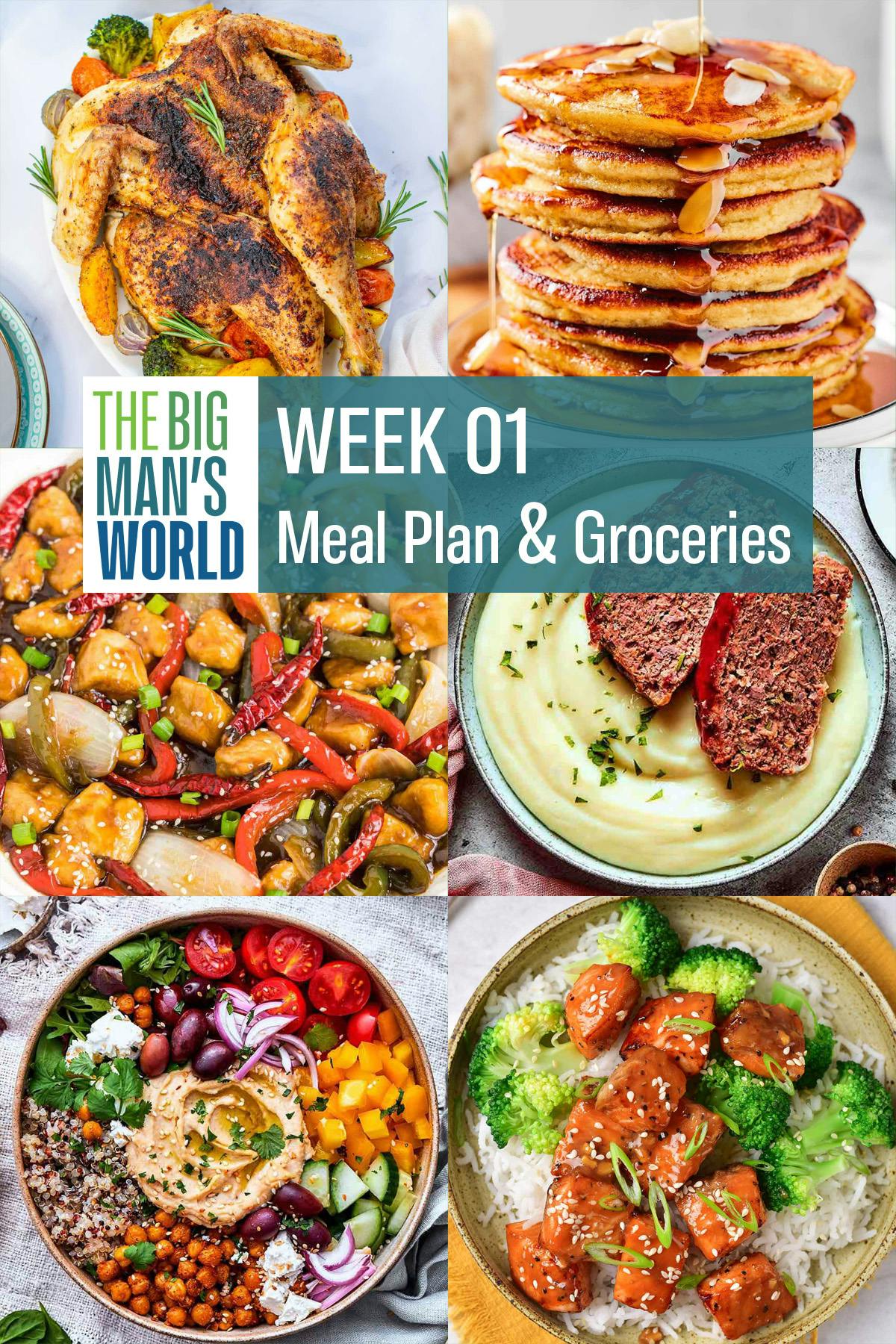 Week 1 - Meal Plan & Groceries