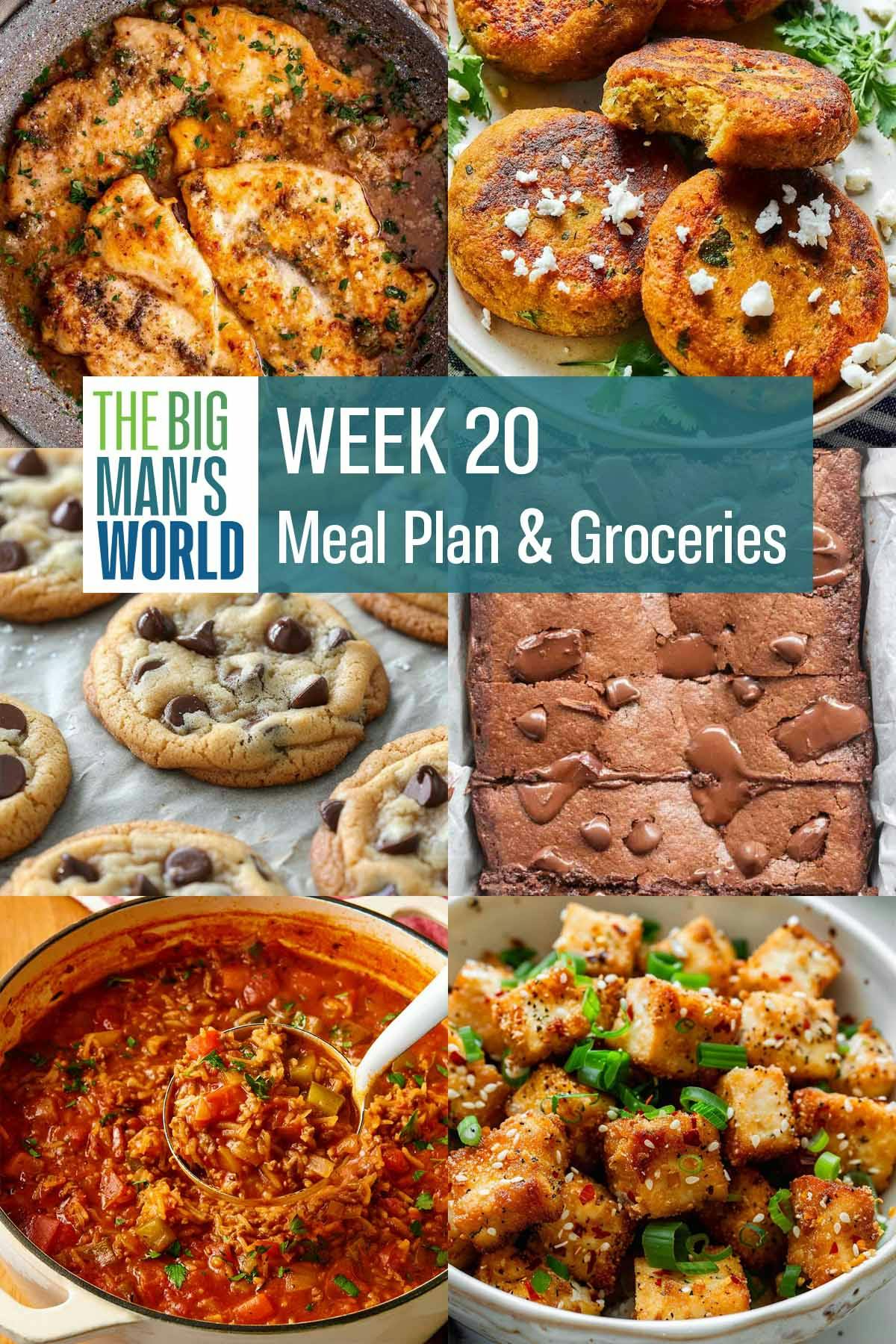 Week 20 Meal Plan & Groceries