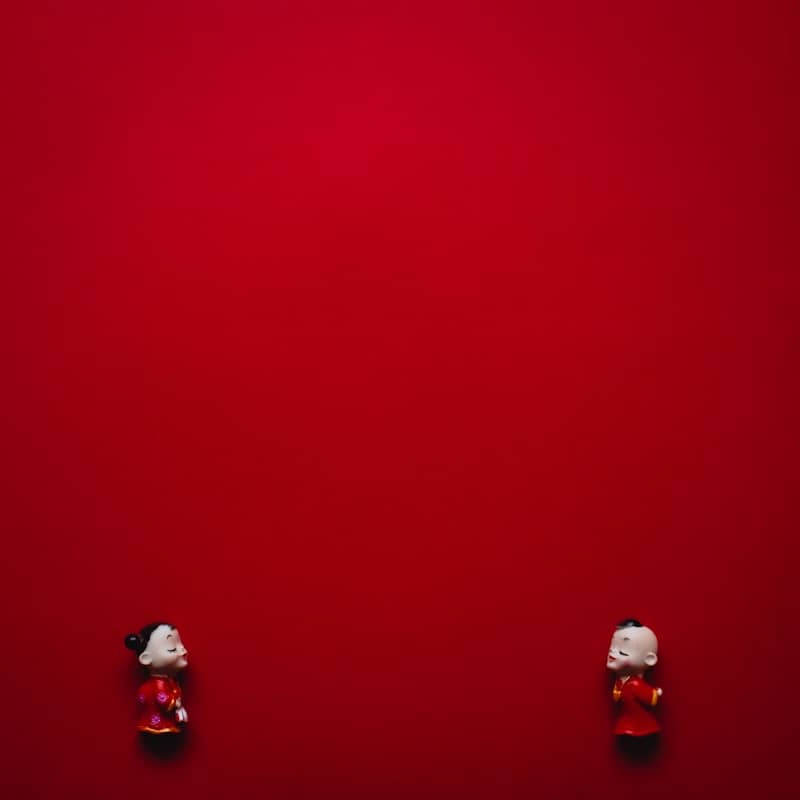 girl and boy figurines