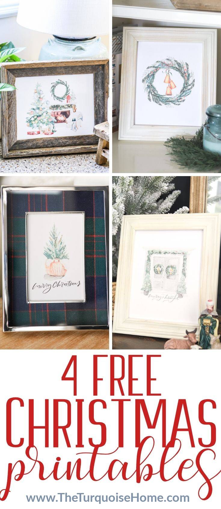 4 Free Christmas Printables to Decorate Your Home