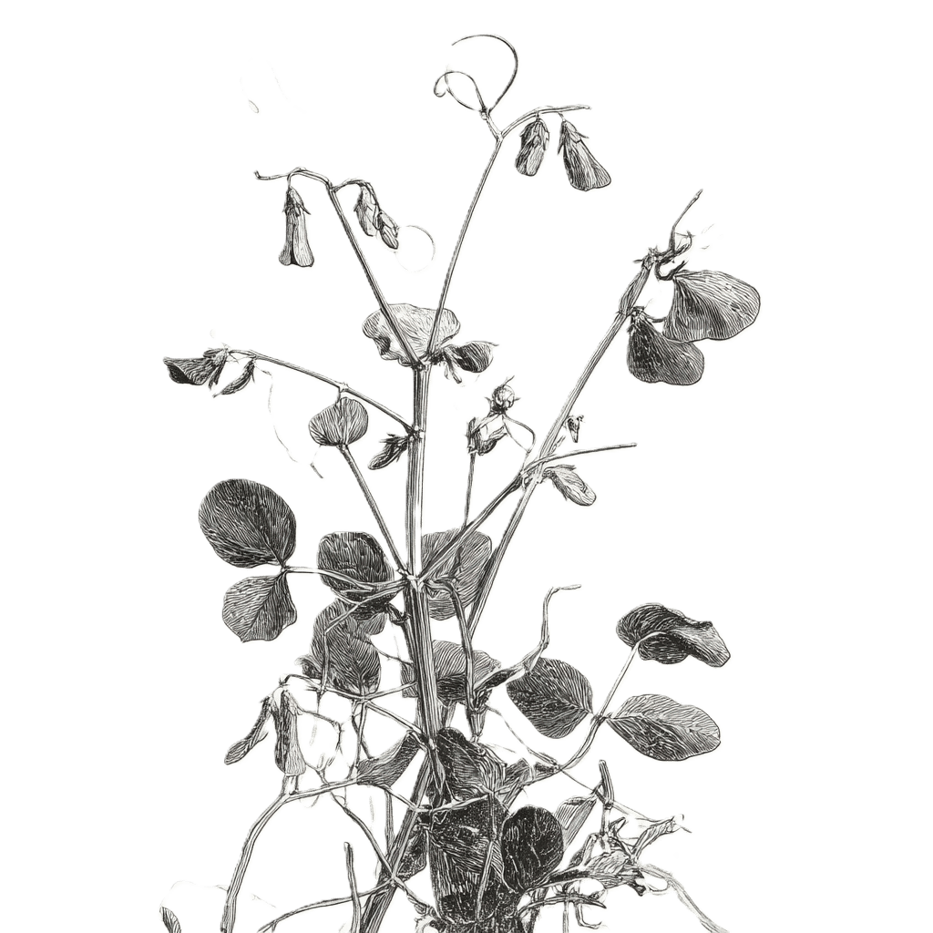 Pea shoots weren't always food.