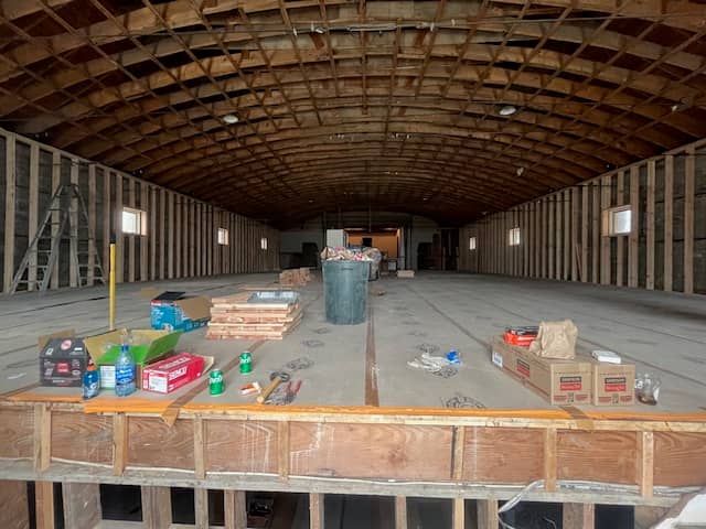 Gardiner Community Center after demolition.