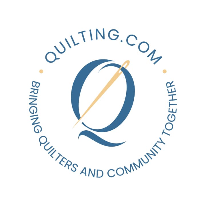 Quilting.com logo with tag line