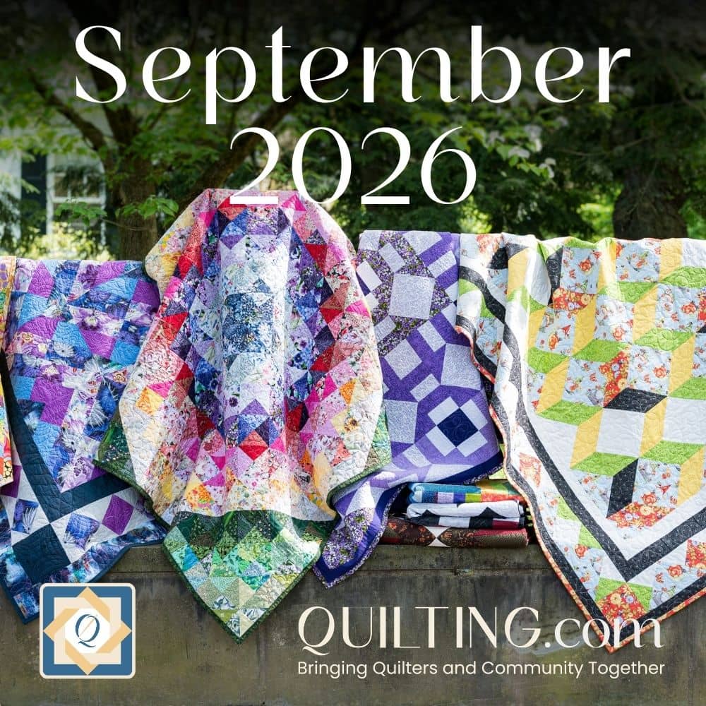September 2026 issue of Quilting.com Newsletter
