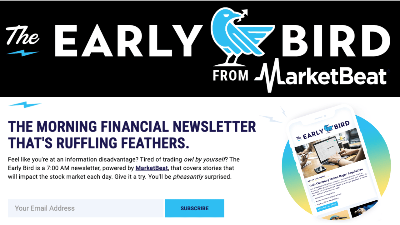 The Early Bird newsletter Signup