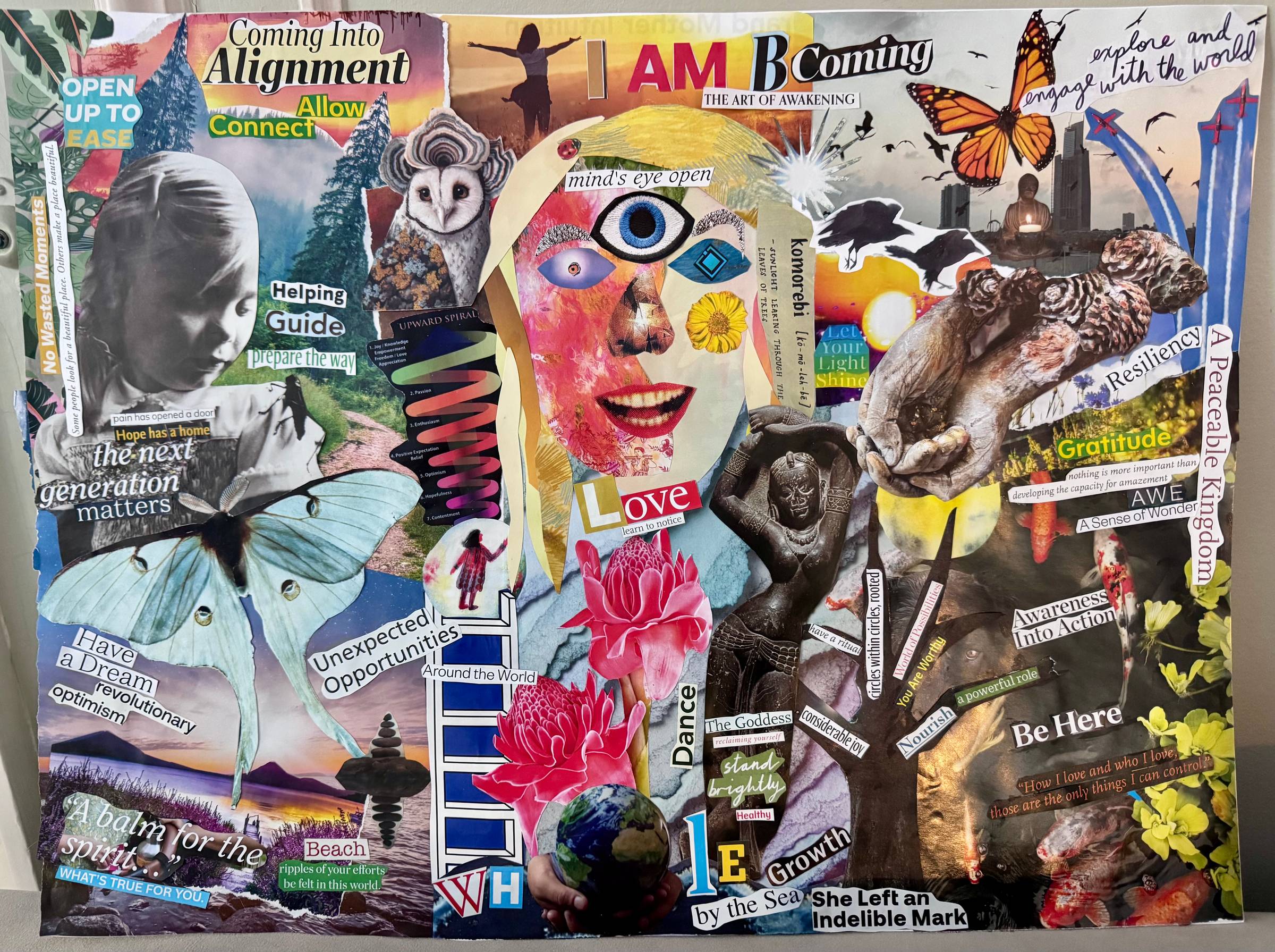 "I Am Becoming" Collage