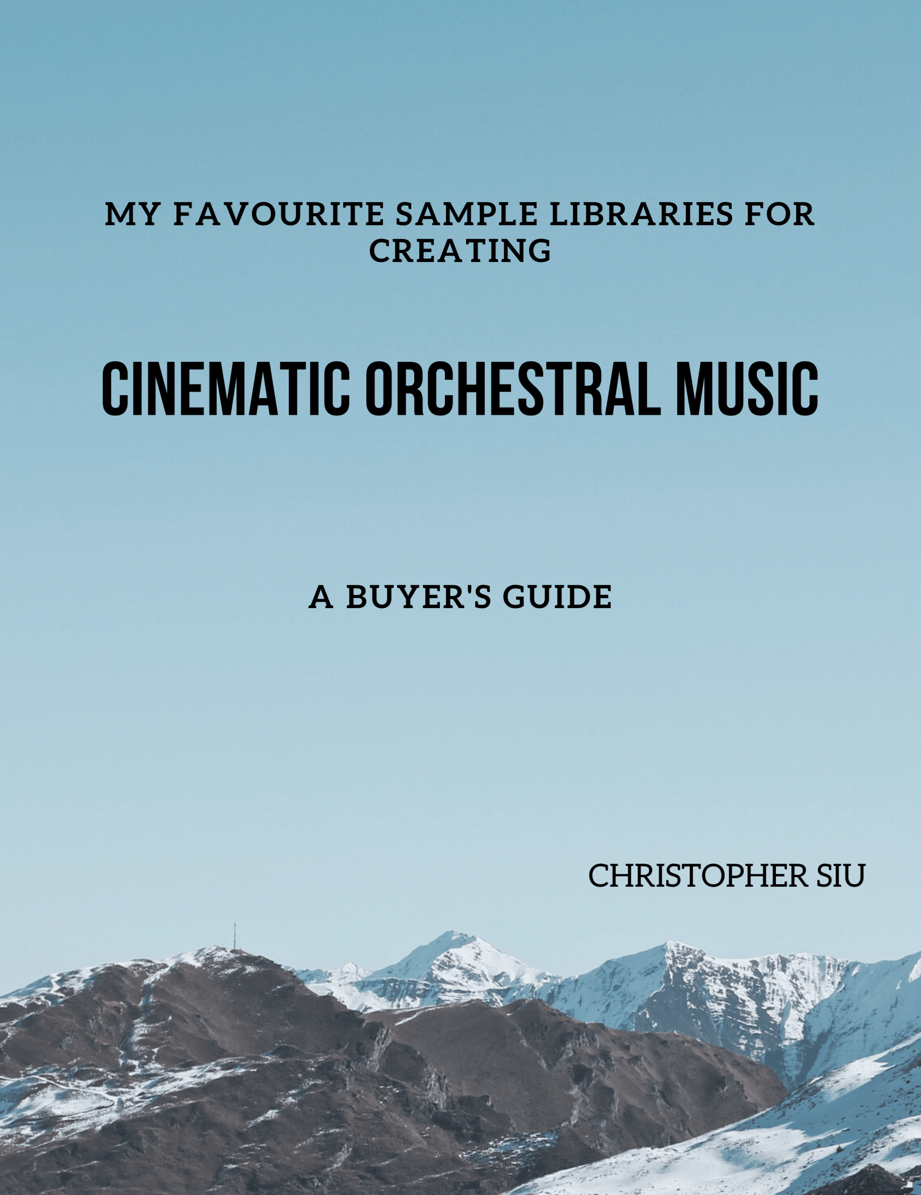 Cinematic Orchestral Libraries