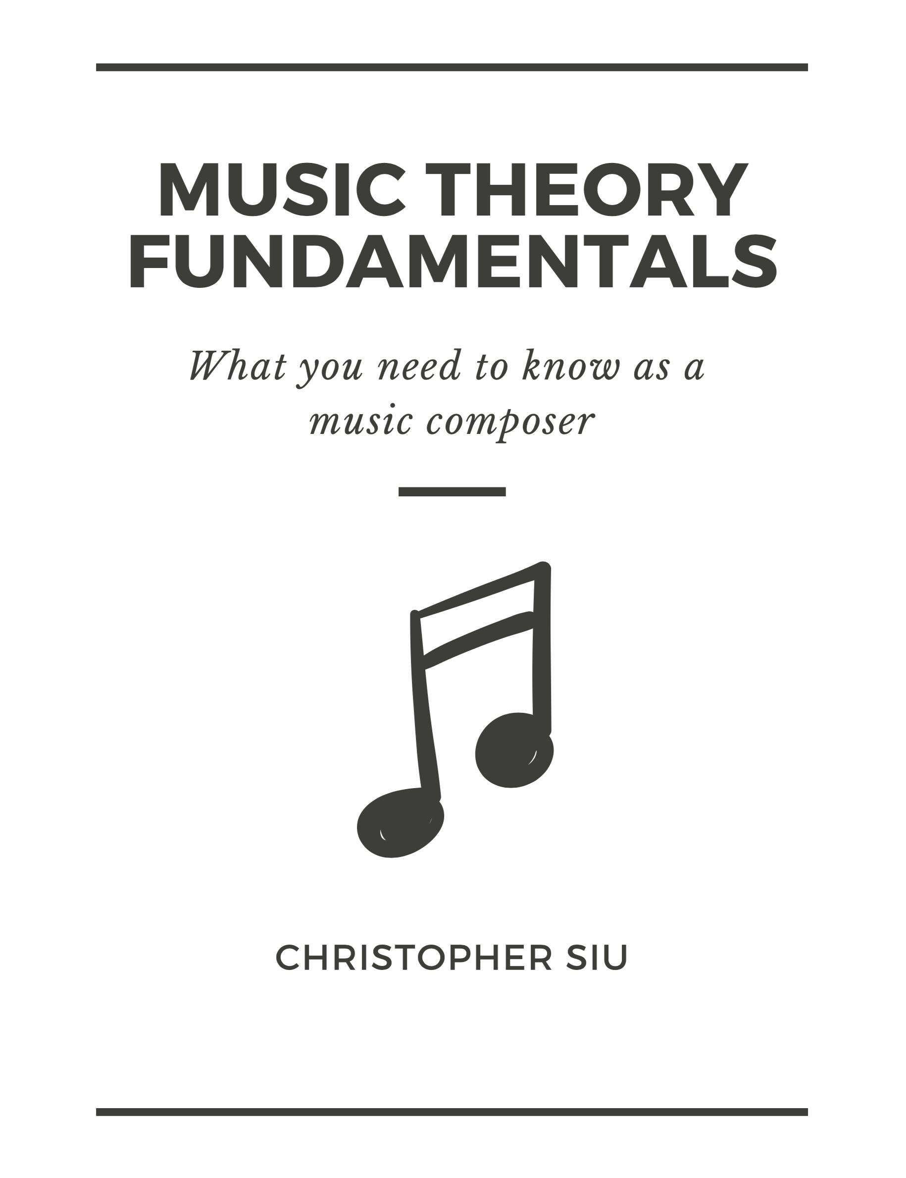 Music Theory Fundamentals