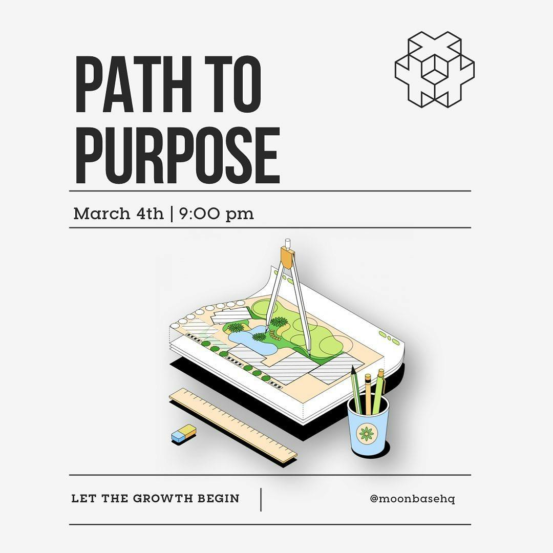 Let’s find your path to purpose 

⠀⠀⠀⠀⠀⠀⠀⠀⠀ 
#Moonbase #moonbasehq #burmese #growthcommunity #letthegrowthbegin