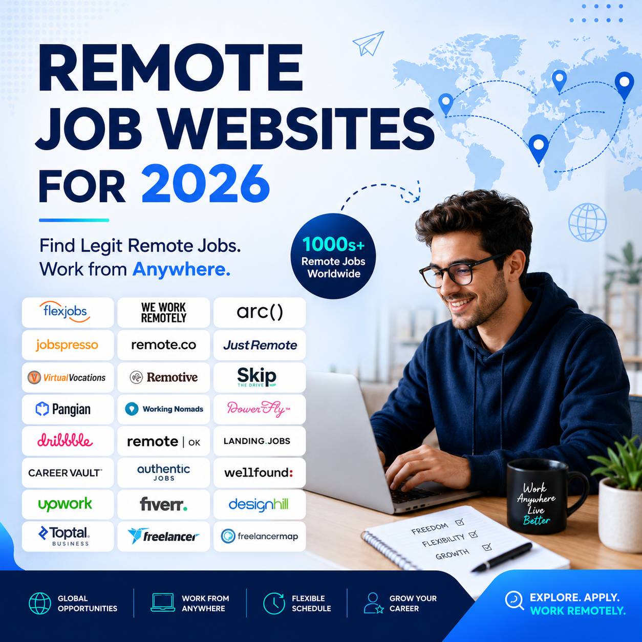 24 Best Remote Job Websites for 2026: Your Complete Guide to Finding Work From Anywhere