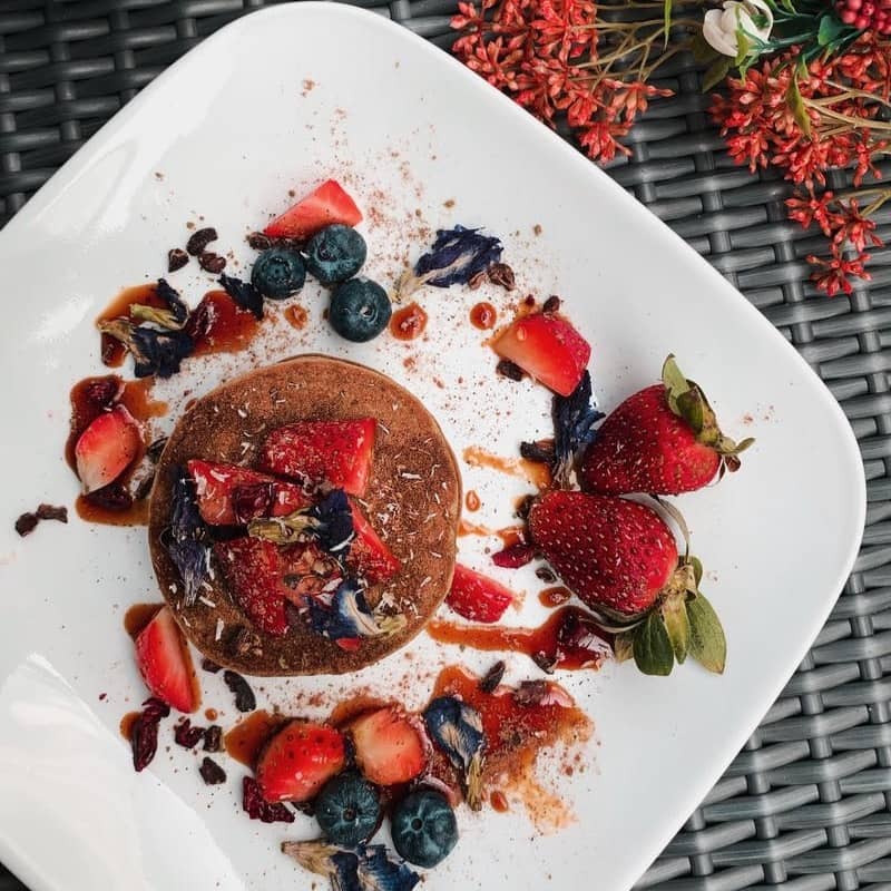 pancake on plate