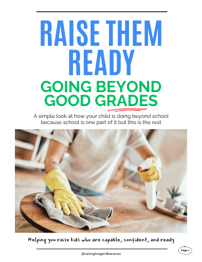 Raise Them Ready Checklist