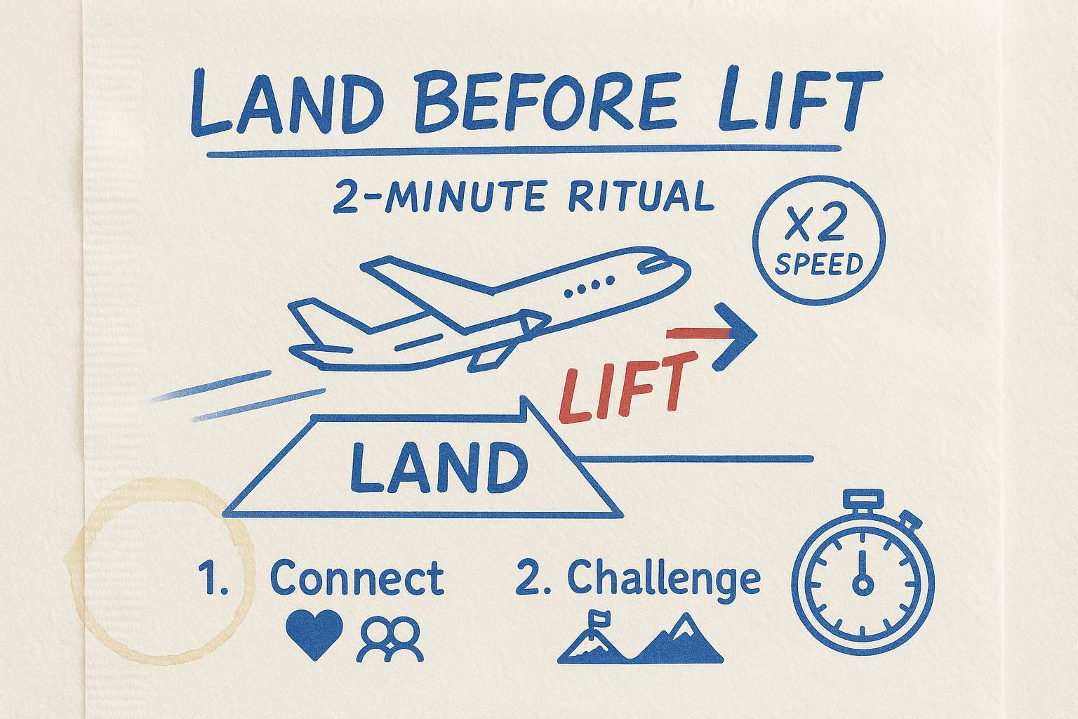 Land Before Lift - 2 minute ritual that will double your speed