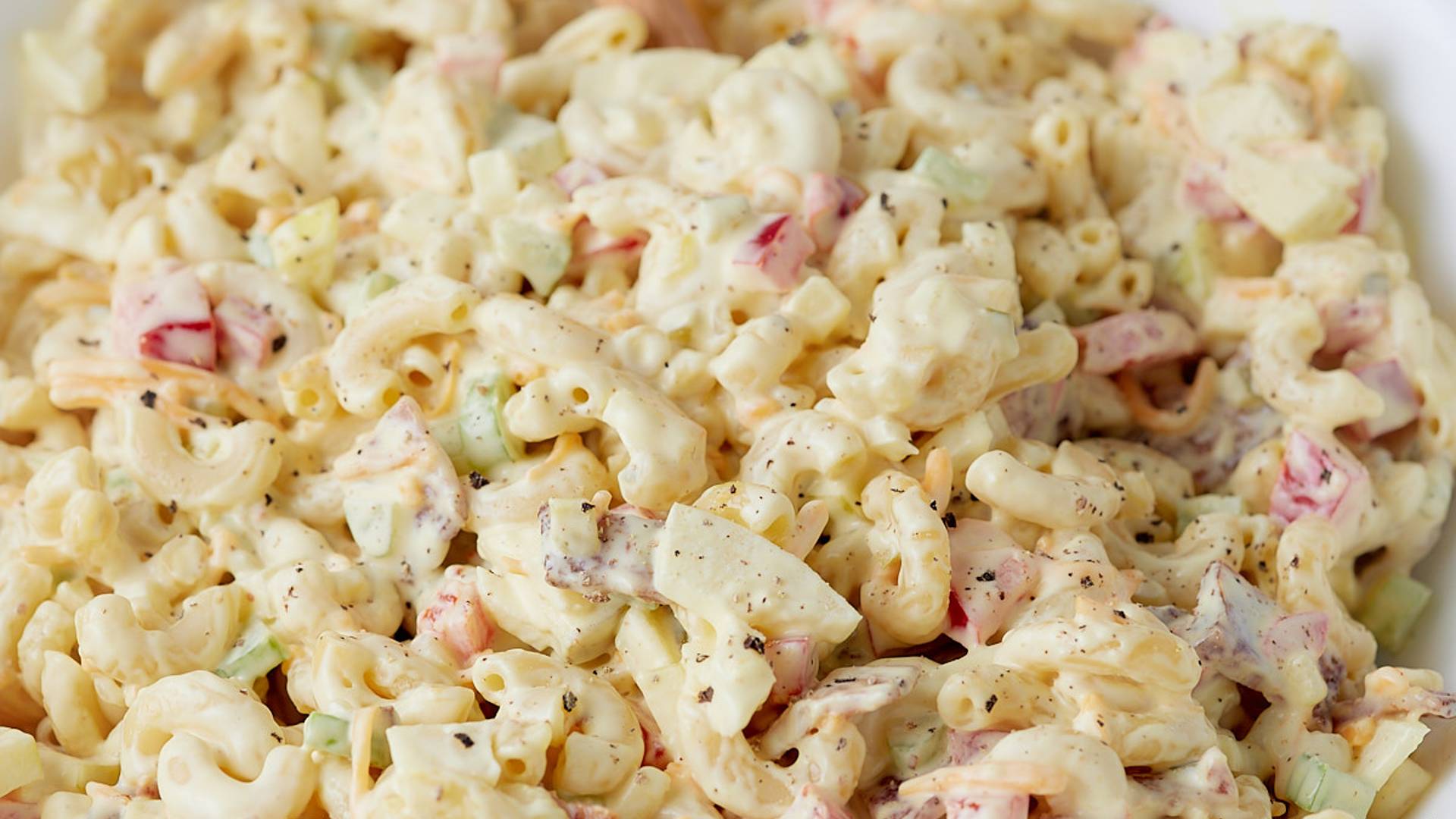 macaroni salad in bowl