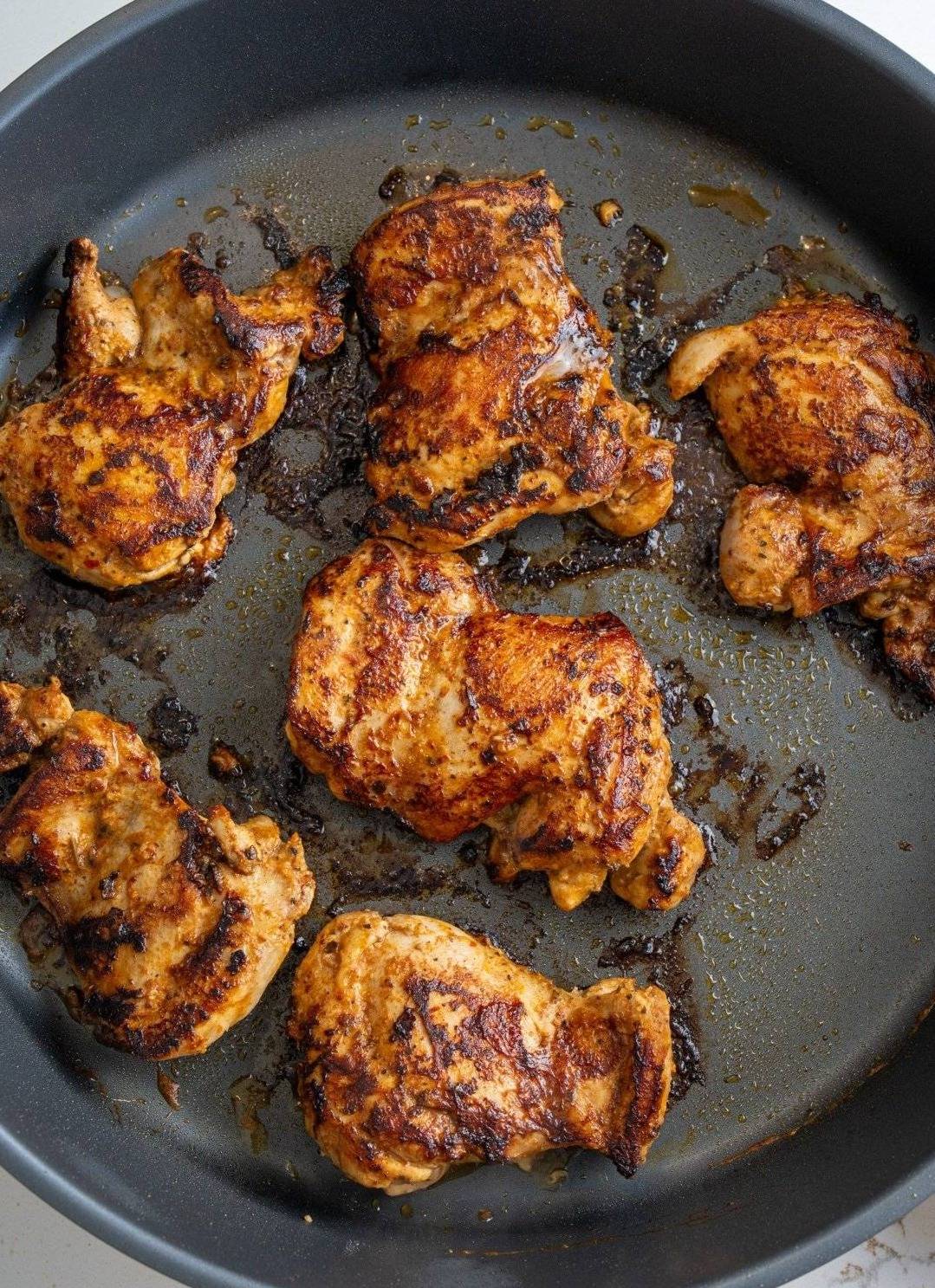 chipotle chicken seared in skillet
