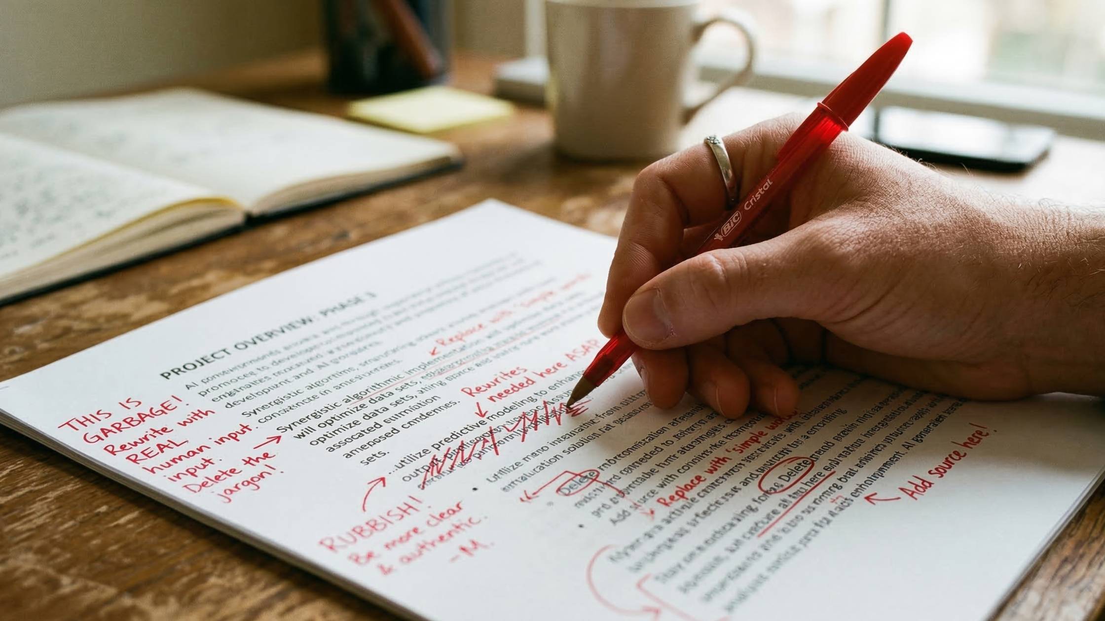 Checklist or framework for protecting brand voice while using AI in marketing