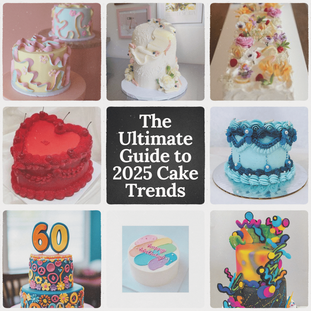 A phot of the 2025 cake trends