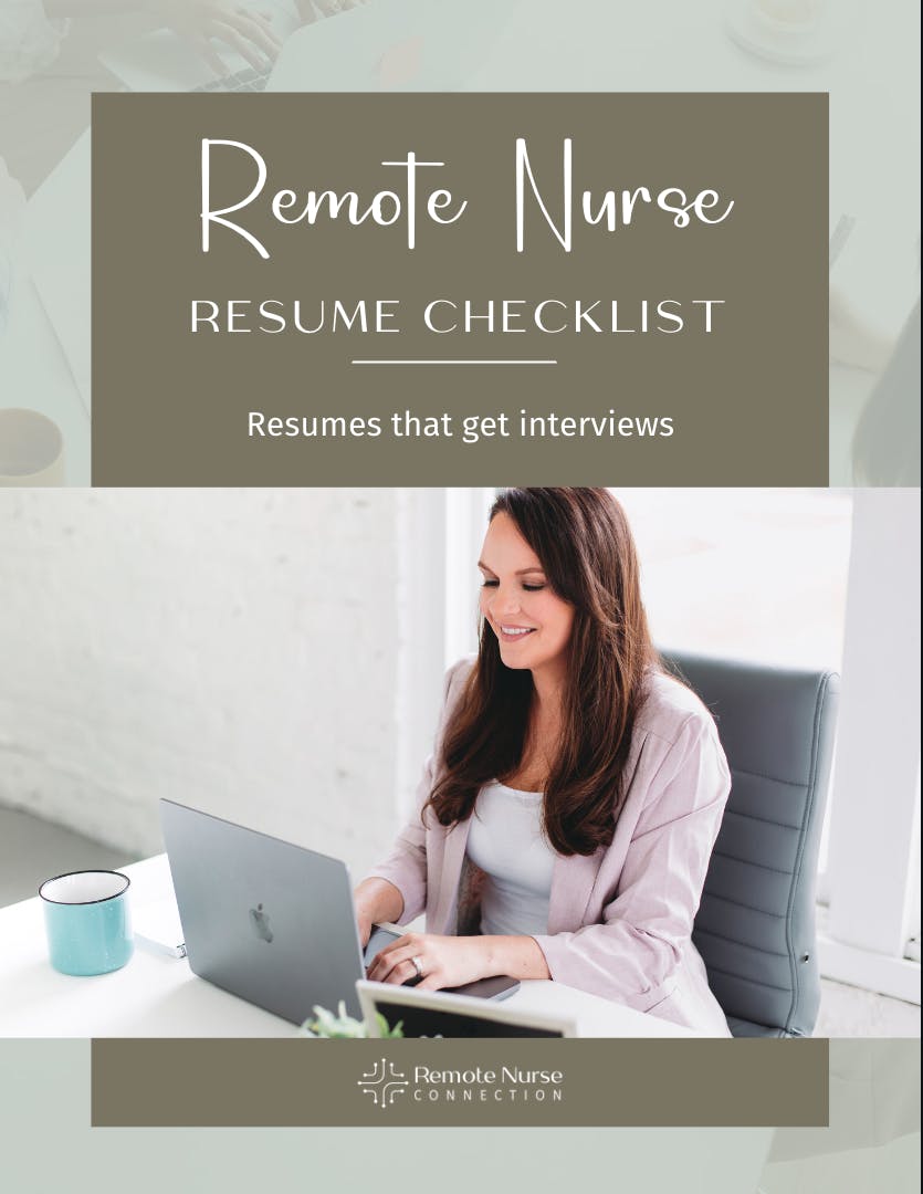 remote nurse resume examples