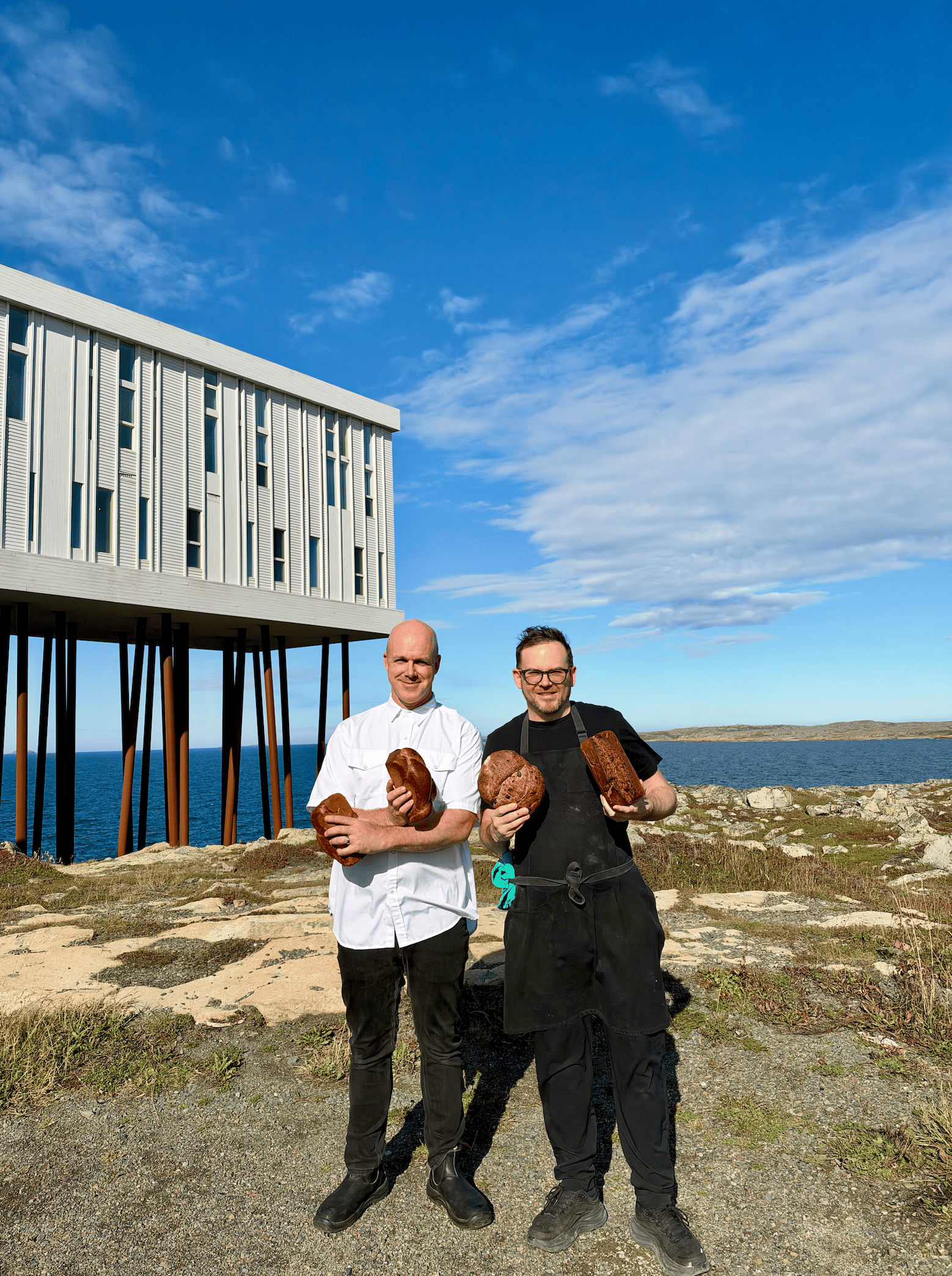 matthew duffy and timothy charles at Fogo Island Inn