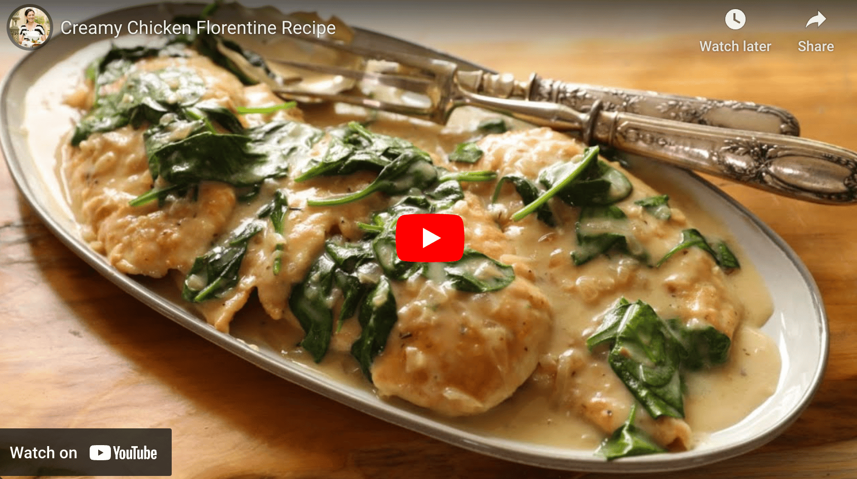 Chicken Florentine Recipe