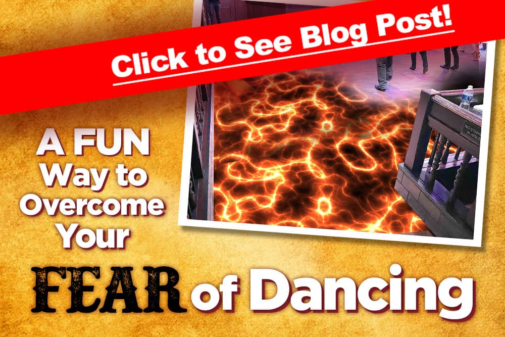 A picture of lava as a fun way to show how fearful a dance floor can seemm