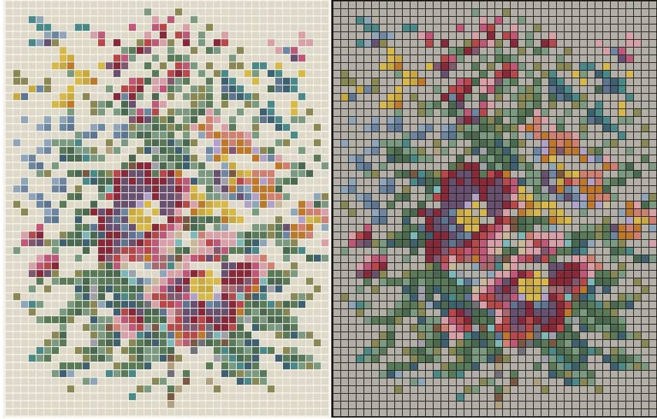 Flower Branch Mock Ups Putty & Grey