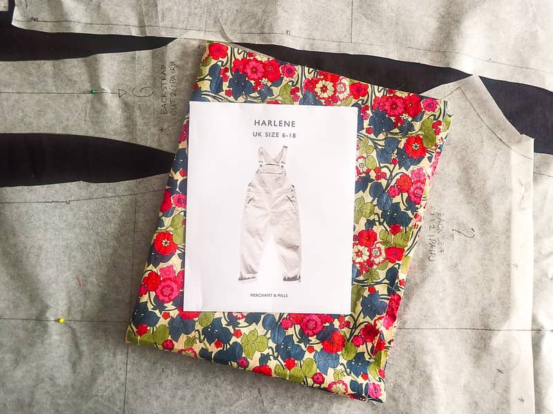harlene overall pattern on fabric