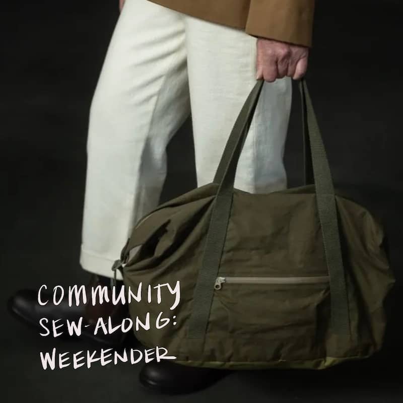 Community Sew Along for the Weekender Bag