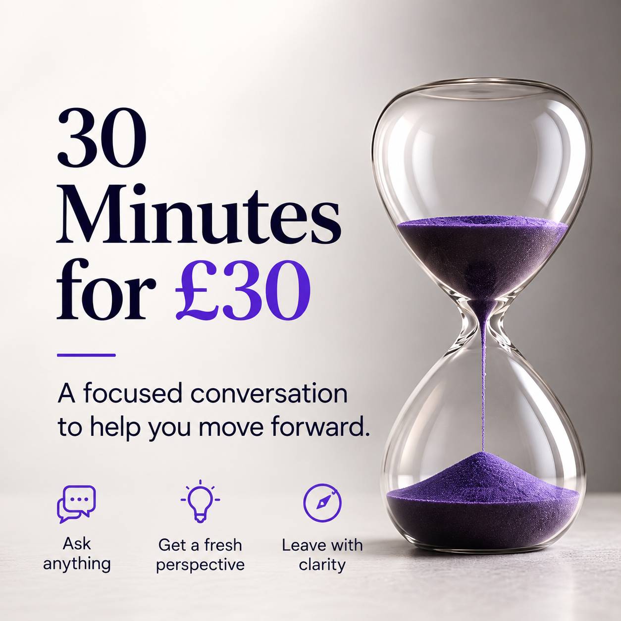 30 Minutes for £30