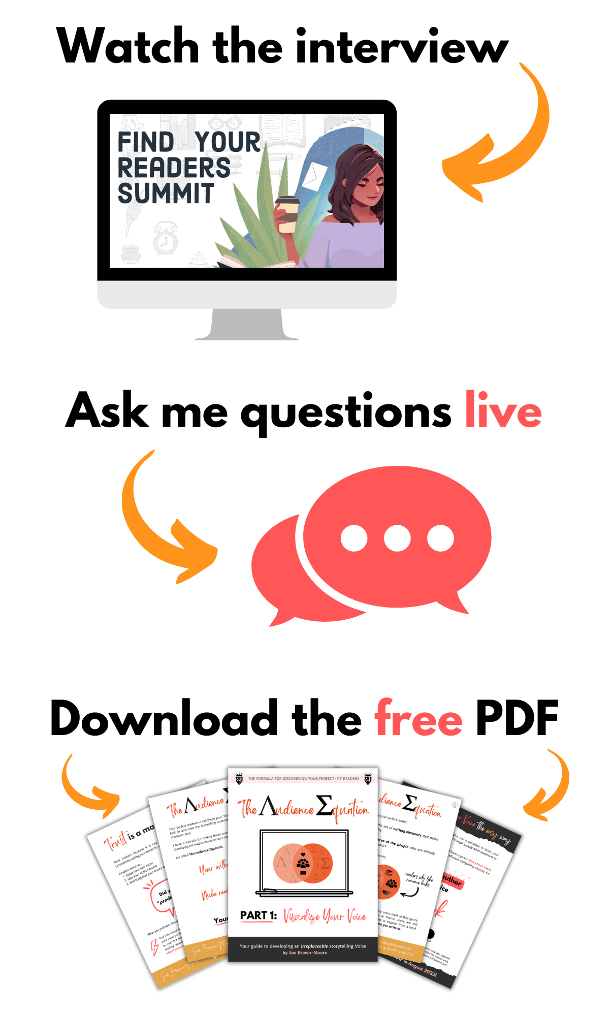 Watch the interview, ask me questions live, download the free PDF